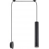 Homelighting SE21-BL-5-BL1W ADEPT TUBE BLACK Black Pendant+ - (77-8903)