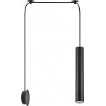 Homelighting SE21-BL-5-BL1W ADEPT TUBE BLACK Black Pendant+ - (77-8903)