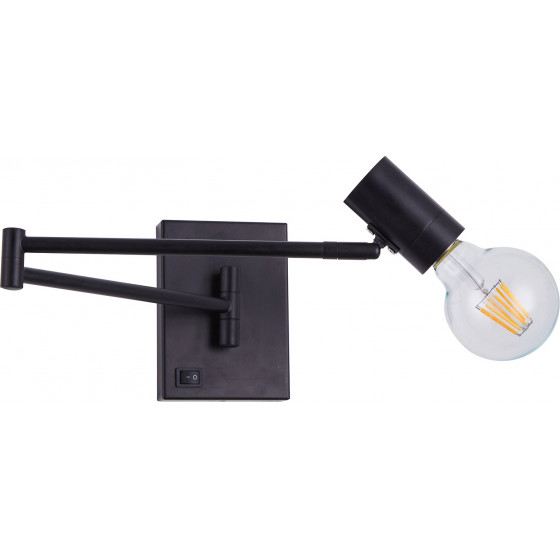 Homelighting SE21-BL-52 ADEPT BLACK WALL LAMP B3 - (77-8281)