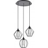 Homelighting SE21-BL-B10-3BL-GR12 ADEPT FLEX Black Metal Grid Pendant+ - (77-8950)