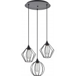 Homelighting SE21-BL-B10-3BL-GR12 ADEPT FLEX Black Metal Grid Pendant+ - (77-8950)