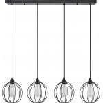 Homelighting SE21-BL-B10-4BL-GR2 ADEPT PENDANT Black Metal Grid Pendant+ - (77-8759)