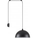 Homelighting SE21-BL-B10-BL1W-MS40 ADEPT PENDANT Black Metal Shade Wall Lamp+ - (77-8889)