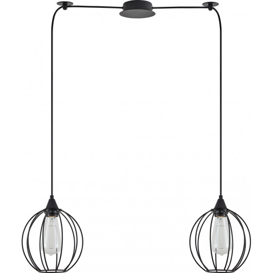 Homelighting SE21-BL-B10-BL2-GR2 ADEPT PENDANT Black Metal Grid Pendant+ - (77-8756)