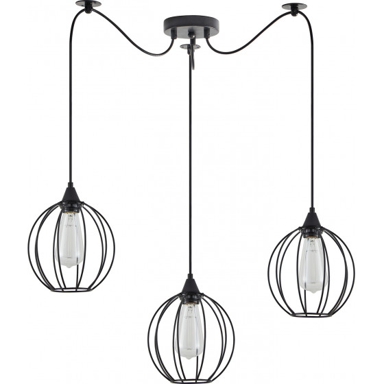 Homelighting SE21-BL-B10-BL3-GR2 ADEPT PENDANT Black Metal Grid Pendant+ - (77-8755)