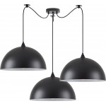 Homelighting SE21-BL-B10-BL3-MS40 ADEPT PENDANT Black Metal Pendant+ - (77-8719)