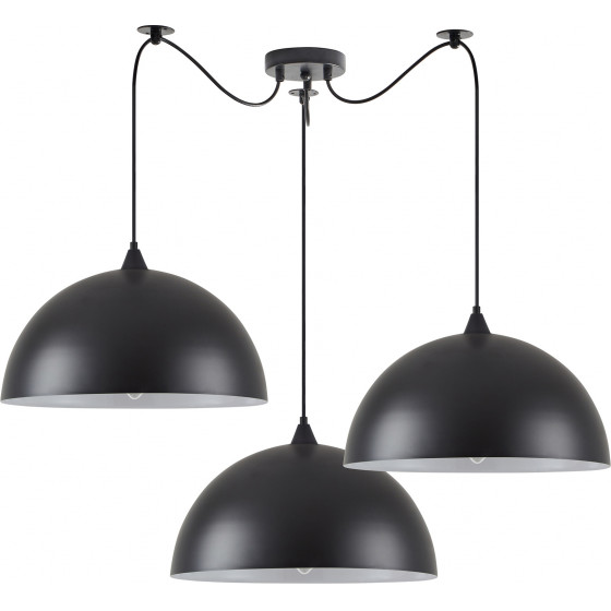 Homelighting SE21-BL-B10-BL3-MS40 ADEPT PENDANT Black Metal Pendant+ - (77-8719)