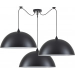 Homelighting SE21-BL-B10-BL3-MS50 ADEPT PENDANT Black Metal Pendant+ - (77-8723)