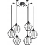 Homelighting SE21-BL-B10-BL6-GR12 ADEPT FLEX Black Metal Grid Pendant+ - (77-8953)