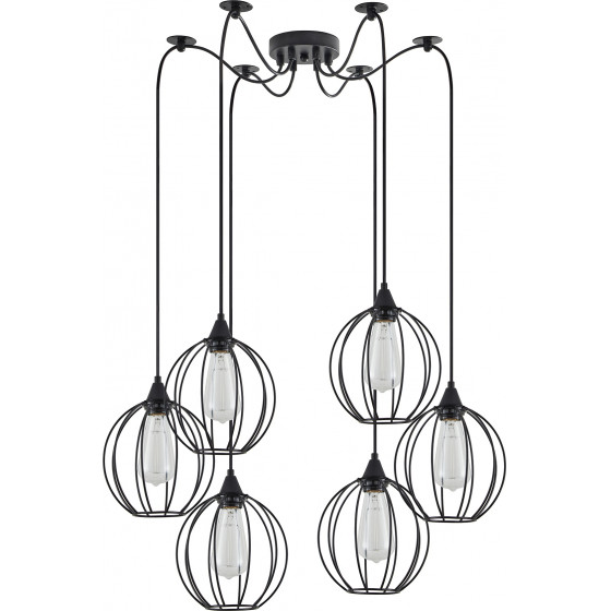 Homelighting SE21-BL-B10-BL6-GR2 ADEPT PENDANT Black Metal Grid Pendant+ - (77-8754)