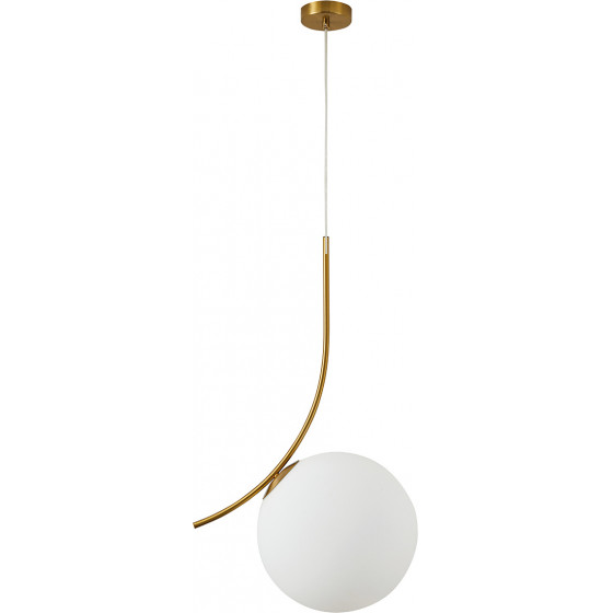 Homelighting SE21-GM-30 SCEPTRE GOLD MATT OPAL GLASS PENDANT �3 - (77-8271)