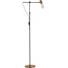 Homelighting SE21-GM-39 ADEPT GOLD MATT & BLACK FLOOR LAMP 1�1 - (77-8277)