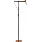 Homelighting SE21-GM-39 ADEPT GOLD MATT & BLACK FLOOR LAMP 1�1 - (77-8277)