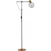 Homelighting SE21-GM-39-GR1 ADEPT FLOOR LAMP Gold Matt and Black Metal Floor Lamp Black Metal Grid+ - (77-8348)