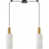 Homelighting SE21-GM-4-BL2-GL3 ADEPT TUBE Gold Matt Pendant White Glass+ - (77-8655)