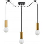 Homelighting SE21-GM-4-BL3 ADEPT TUBE Gold Matt Pendant+ - (77-8569)
