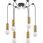Homelighting SE21-GM-4-BL6 ADEPT TUBE Gold Matt Pendant+ - (77-8568)