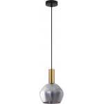 Homelighting SE21-GM-4-GL2 ADEPT TUBE Gold Matt Pendant Smoked Glass+ - (77-8581)
