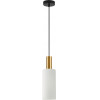 Homelighting SE21-GM-4-GL3 ADEPT TUBE Gold Matt Pendant White Glass+ - (77-8652)