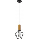 Homelighting SE21-GM-4-GR1 ADEPT TUBE Gold Matt Pendant Black Metal Grid+ - (77-8617)