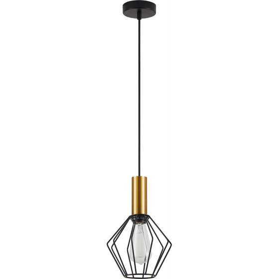 Homelighting SE21-GM-4-GR1 ADEPT TUBE Gold Matt Pendant Black Metal Grid+ - (77-8617)