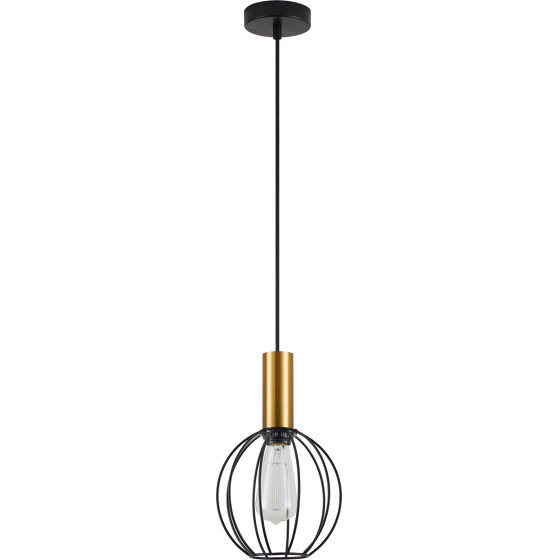 Homelighting SE21-GM-4-GR1 ADEPT TUBE Gold Matt Pendant Black Metal Grid+ - (77-8624)