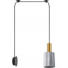 Homelighting SE21-GM-4-NM1W-GL1 ADEPT TUBE Gold Matt Wall Lamp Smoked Glass+ - (77-8832)