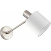 Homelighting SE21-NM-22-SH1 ADEPT WALL LAMP Nickel Matt Wall lamp White Shade+ - (77-8328)