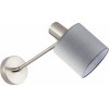 Homelighting SE21-NM-22-SH2 ADEPT WALL LAMP Nickel Matt Wall lamp Grey Shade+ - (77-8329)