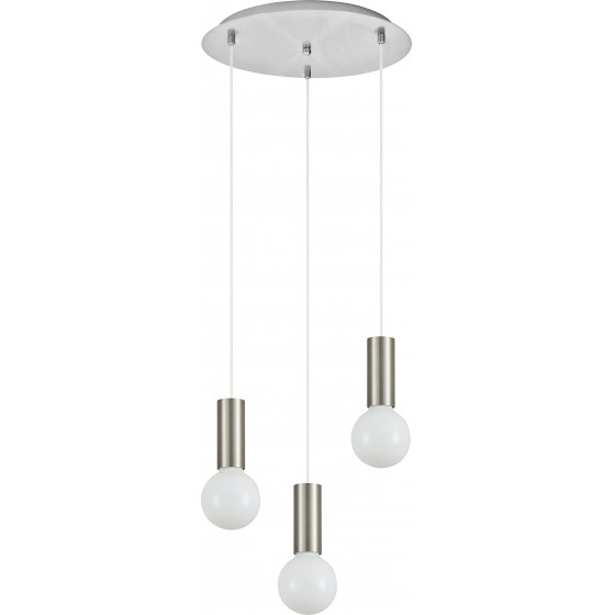 Homelighting SE21-NM-4-3NM ADEPT TUBE Nickel Matt Pendant+ - (77-8389)