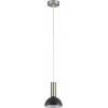 Homelighting SE21-NM-4-MS3 ADEPT TUBE Nickel Matt Pendant Black Metal Shade+ - (77-8463)