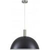 Homelighting SE21-NM-4-MS50 ADEPT TUBE Nickel Matt Pendant Black Metal Shade+ - (77-8410)