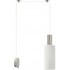 Homelighting SE21-NM-4-NM1W-GL3 ADEPT TUBE Nickel Matt Wall Lamp White Glass+ - (77-8806)