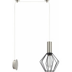 Homelighting SE21-NM-4-NM1W-GR1 ADEPT TUBE Nickel Matt Wall Lamp Black Metal Grid+ - (77-8799)