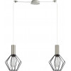 Homelighting SE21-NM-4-NM2-GR1 ADEPT TUBE Nickel Matt Pendant Black Metal Grid+ - (77-8438)