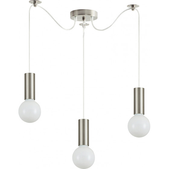 Homelighting SE21-NM-4-NM3 ADEPT TUBE Nickel Matt Pendant+ - (77-8387)
