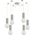 Homelighting SE21-NM-4-NM6 ADEPT TUBE Nickel Matt Pendant+ - (77-8386)