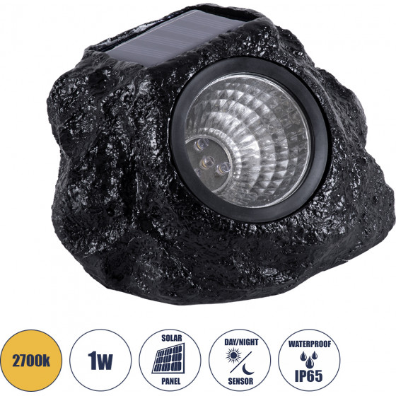 GloboStar �������� ������ ��������� Led Smd 1W 100lm �� ������������ �������� 600mAh - ������������ ����� �� ��������� ������-������ ��������� IP65 ������������ ����� - ������ ����� ����� ����� 2700K - (71509)