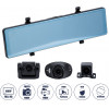 GloboStar ��������� ����������� �� 3 ������� 3CHs Ahd 1080P 170� - 4G Sim Card Slot - Wifi - Gps Navigator - Bluetooth - G Sensor - 24h Monitoring - Fm Transmitter - ��������� ����� - ����� - (86057)