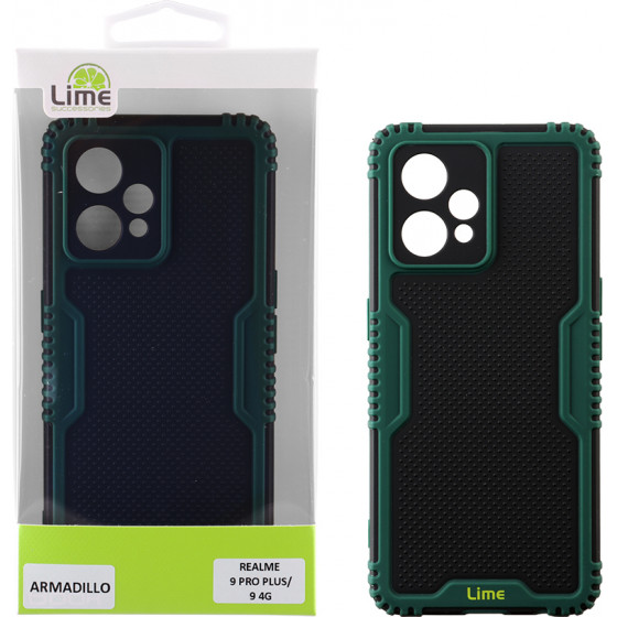 Lime ���� Realme 9 Pro PLUS/9 4G 6.4'' Armadillo Full Camera Protection GREEN