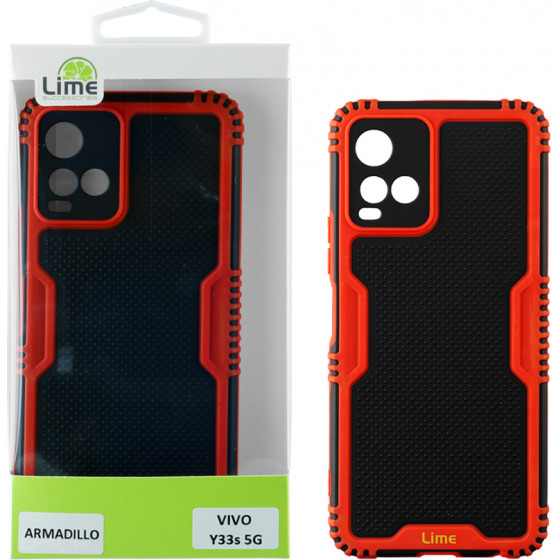 Lime ���� Vivo Y33s 4G 6.58'' Armadillo Full Camera Protection RED