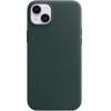 Apple Leather Case Iphone 14 Plus With Magsafe Forest Green - (MPPA3ZMA)