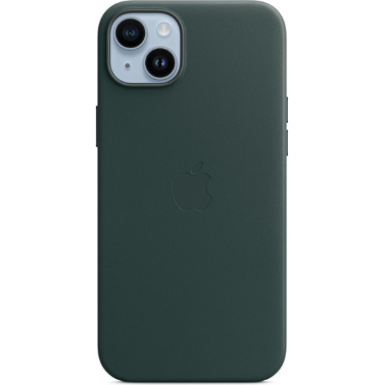 Apple Leather Case Iphone 14 Plus With Magsafe Forest Green - (MPPA3ZMA)