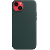 Apple Leather Case Iphone 14 Plus With Magsafe Forest Green - (MPPA3ZMA)