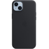 Apple Leather Case Iphone 14 Plus With Magsafe Midnight - (MPP93ZMA)