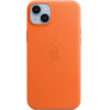 Apple Leather Case Iphone 14 Plus With Magsafe Orange - (MPPF3ZMA)