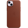 Apple Leather Case Iphone 14 Plus With Magsafe Umber - (MPPD3ZMA)
