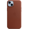 Apple Leather Case Iphone 14 Plus With Magsafe Umber - (MPPD3ZMA)