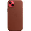 Apple Leather Case Iphone 14 Plus With Magsafe Umber - (MPPD3ZMA)