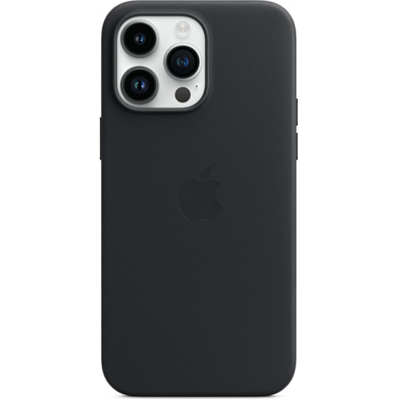 Apple Leather Case Iphone 14 Pro Max With Magsafe Midnight - (MPPM3ZMA)